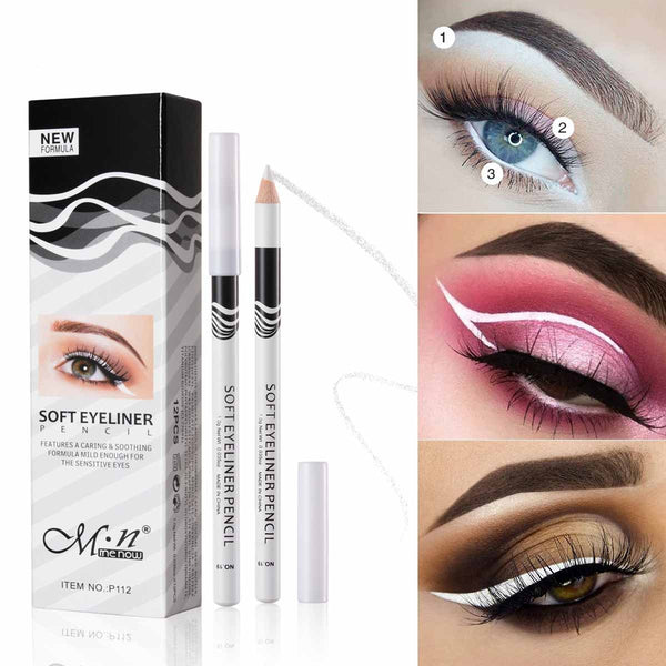 White Waterproof Eyeliner Pencil